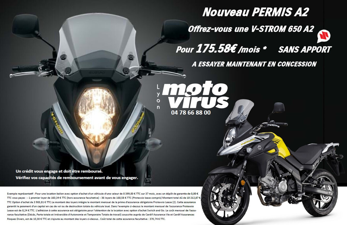 Essai  moto permis A2  - DISPONIBLE À L