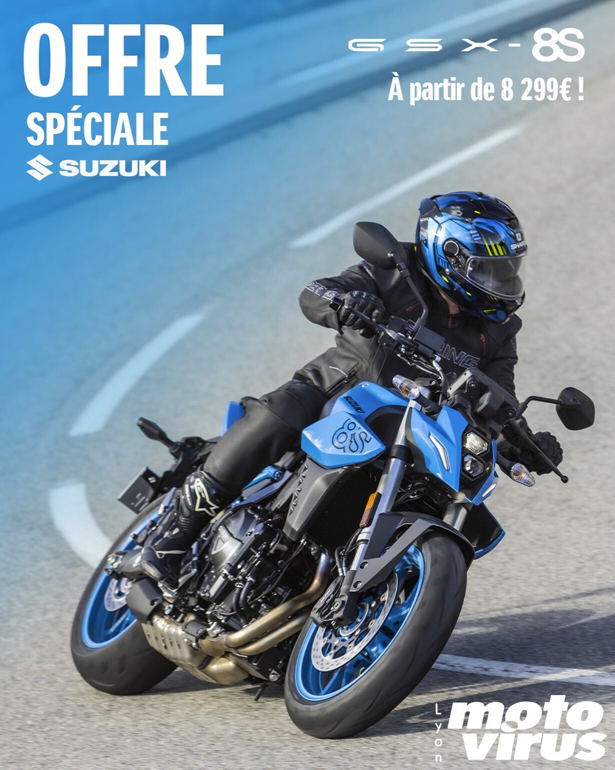 GSX-8S  SUZUKI OFFRES EXCEPTIONNELLES   8299 €